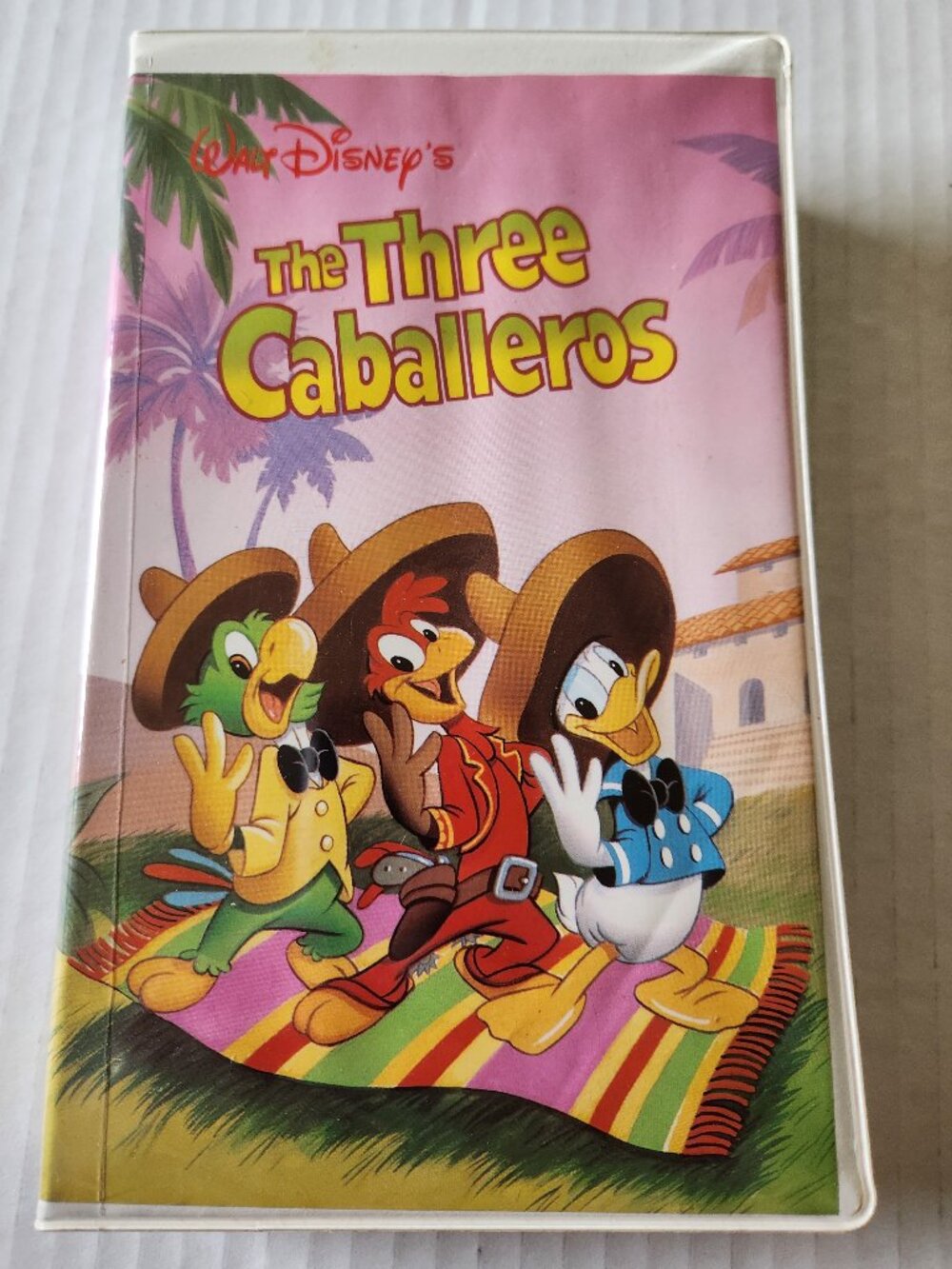 Walt Disney's The Three Caballeros VHS Movie Vintage 90s